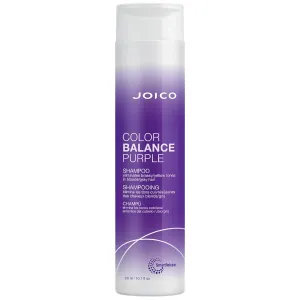 Joico Color Balance Purple Shampoo | For Cool Blonde or Gray Hair | Eliminate Brassy Yellow Tones | Boost Color Vibrancy & Shine | UV Protection | With Rosehip Oil & Green Tea Extract
