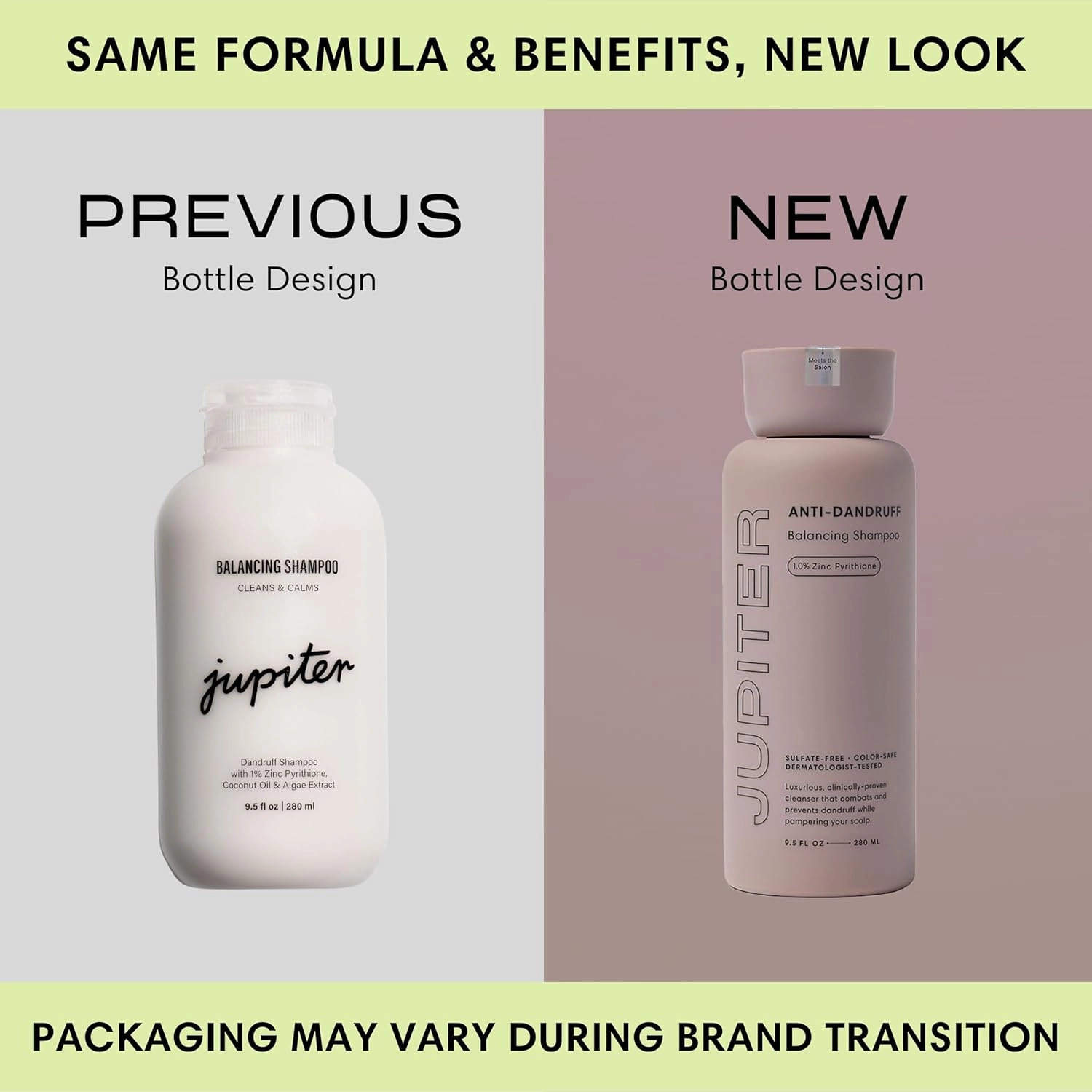 Jupiter, Dermatologist-Formulated Anti-Dandruff Shampoo, Conditioner, & Scalp Scrubber, for Women & Men, for Flaky, Itchy, Oily, & Dry Scalp, Vegan, Sulfate-Free, Color-Safe, & Paraben-Free, with Zinc