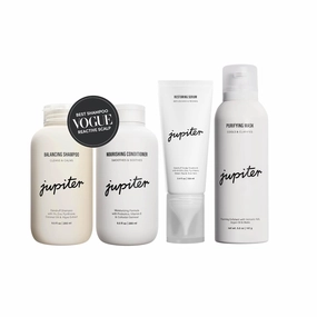 Jupiter Physician-Formulated Anti Dandruff Shampoo & Conditioner For Flaky, Itchy, Oily, Dry Scalp - Vegan, Sulfate Free - Color Safe & Paraben Free - Dry Scalp Shampoo and Conditioner For Women & Men