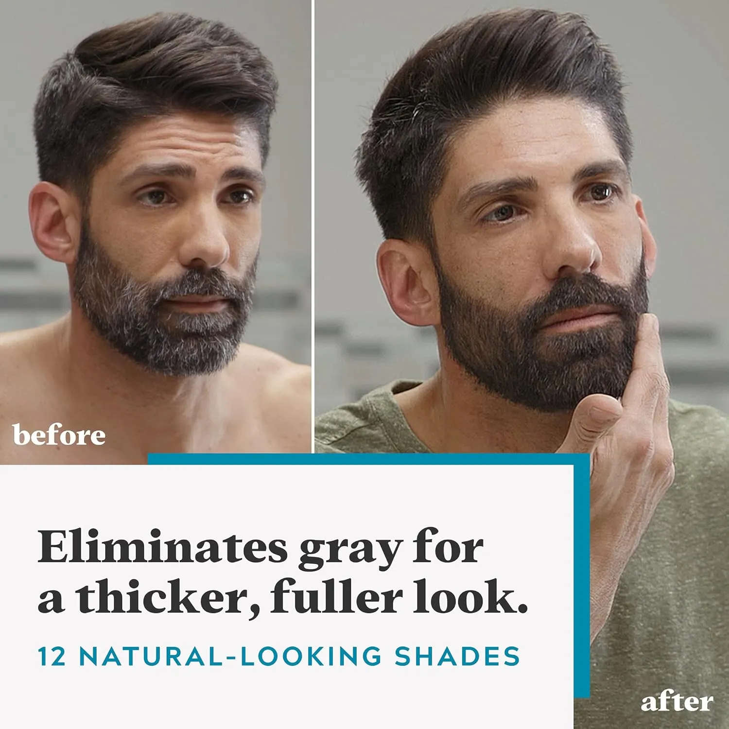 Just For Men Mustache & Beard, Beard Dye for Men with Brush Included, With Keratin Biotin Aloe and Coconut Oil for Healthy Facial Hair - Blond, M-10/15, Pack of 3 (Packaging May Vary)