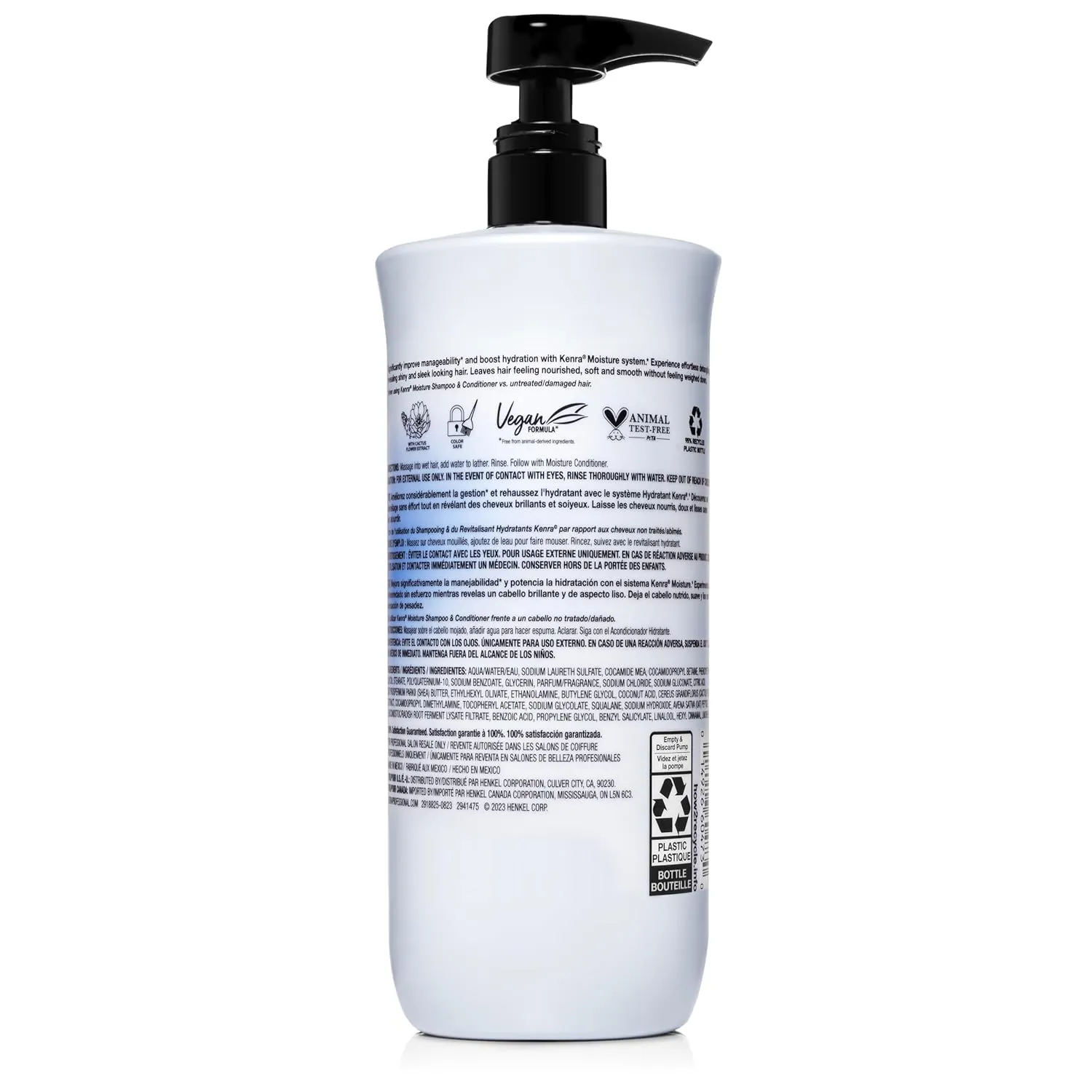 Kenra Moisture Shampoo | Boost Hydration | Improve Manageability and Shine | Nourish Dry Hair | Color Safe | Efforless Detangling | Normal to Dry Hair