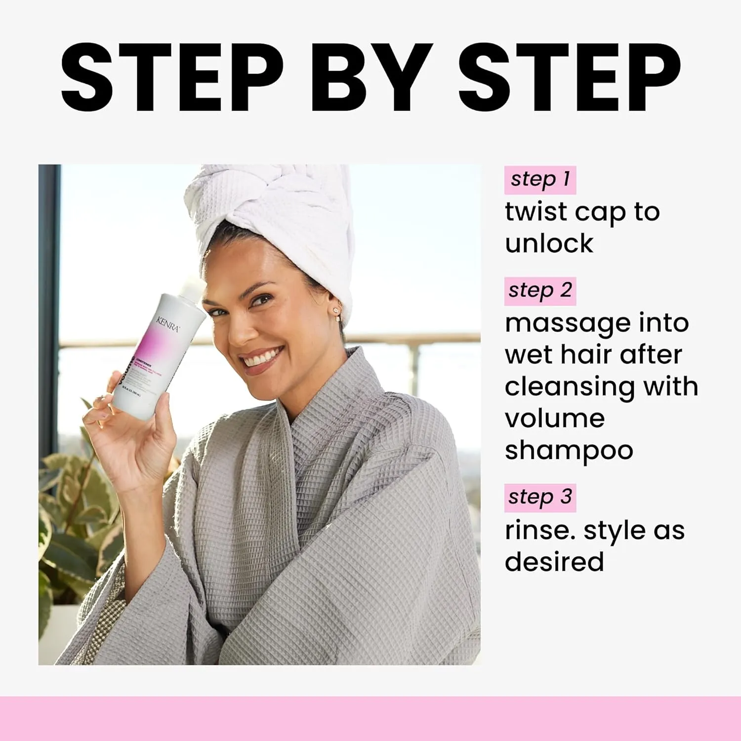 Kenra Volume Shampoo | Creates Body, Bounce & Fullness | Increases Volume up to 45% | Adds Shine | Color Safe | Fine To Normal Hair