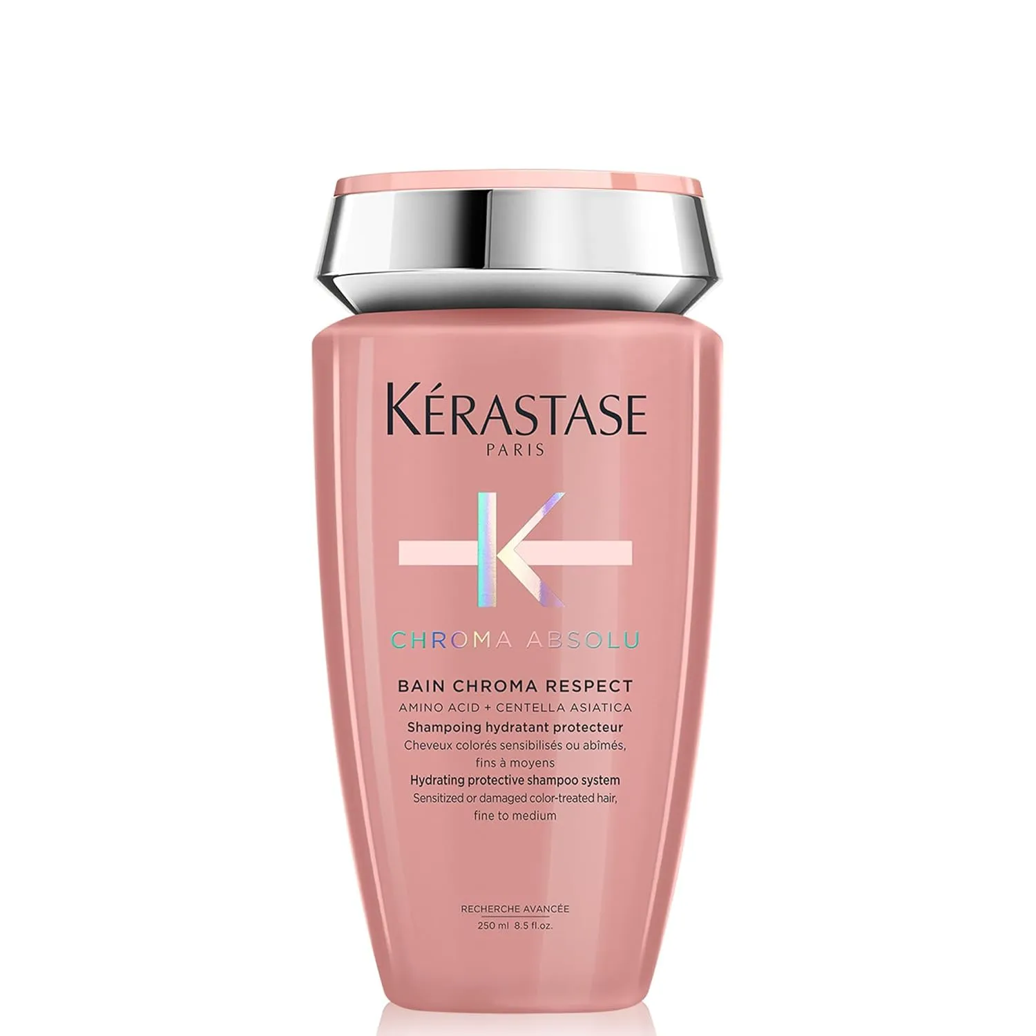 Kerastase Chroma Absolu Bain Chroma Respect Shampoo - Gentle Hydrating Protection, Preserves 92% Color Intensity, For Fine to Medium Hair