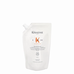 KERASTASE Nutritive Bain Satin Riche Shampoo | Cleanses & Deeply Replenishes Moisture | With Plant-Based Proteins & Niacinamide | For Medium to Thick to Dry Hair