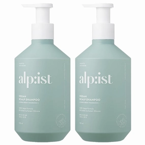 Kerasys alp:ist Vegan Formula Sulfate Silicone Paraben Free Nature alpist Scalp Care Citrus Green 24.68 fl oz / 730 ml (Shampoo, 2-Pack)