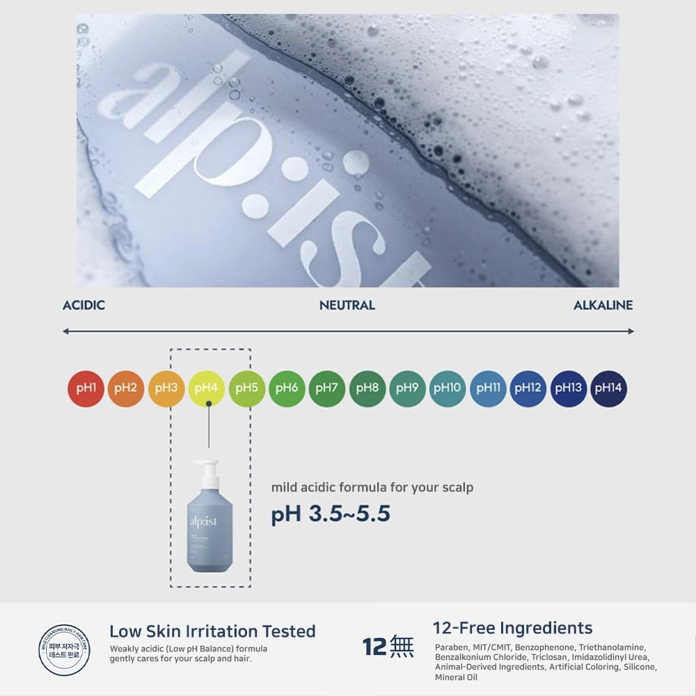 Kerasys alp:ist Vegan Formula Sulfate Silicone Paraben Free Nature alpist Scalp Care Pure Lily Fragrance 24.68 fl oz / 730 ml (Shampoo   Treatment Set)