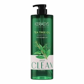 Kerasys Hair Clinic Tea Tree Oil 33.8 fl oz / 1L (Shampoo, 1-Pack)