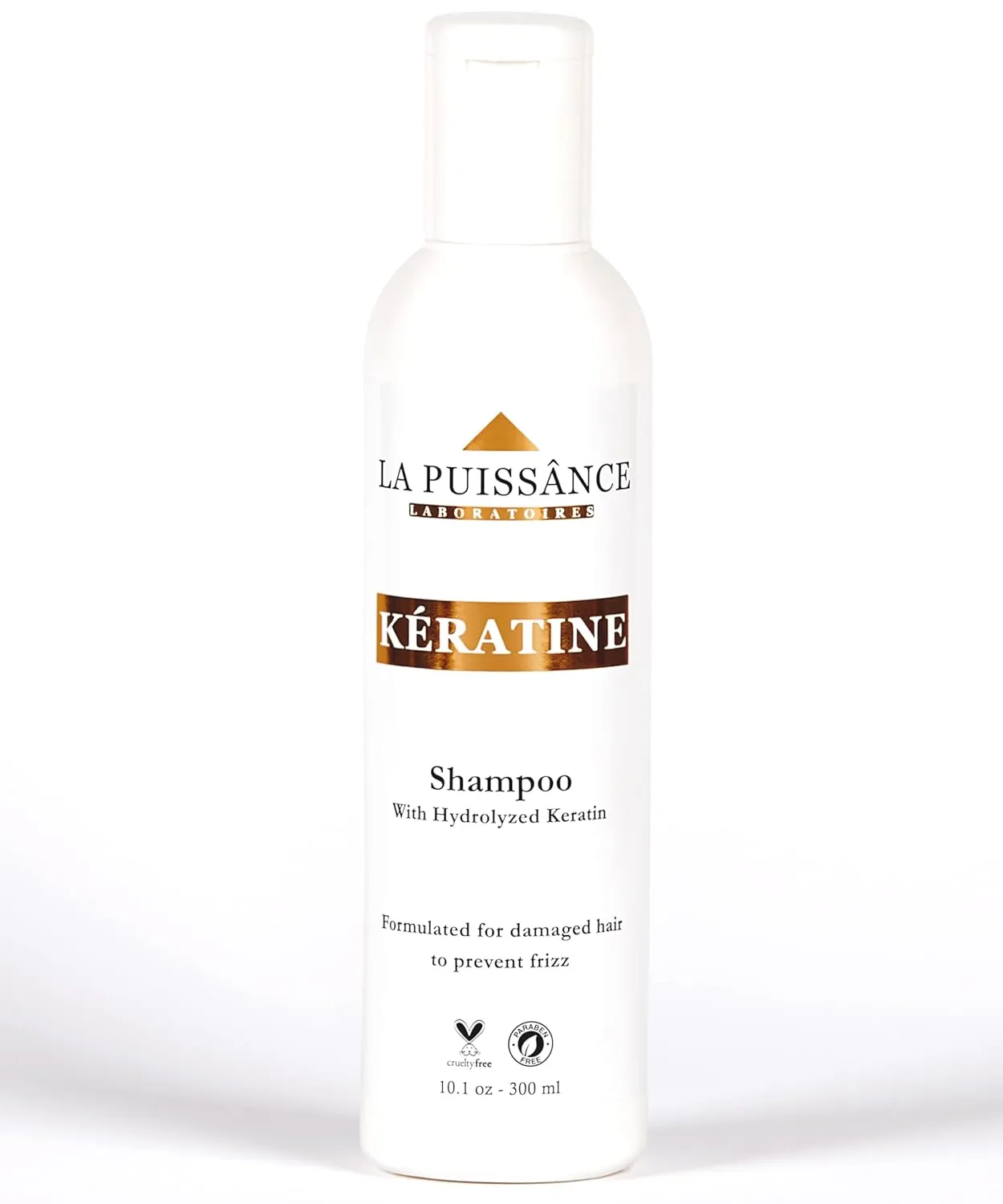 Keratin Shampoo – Smooths, Strengthens & Hydrates Dry, Damaged Hair – Color-Safe & Anti-Frizz – Ideal for Women – 10 fl oz