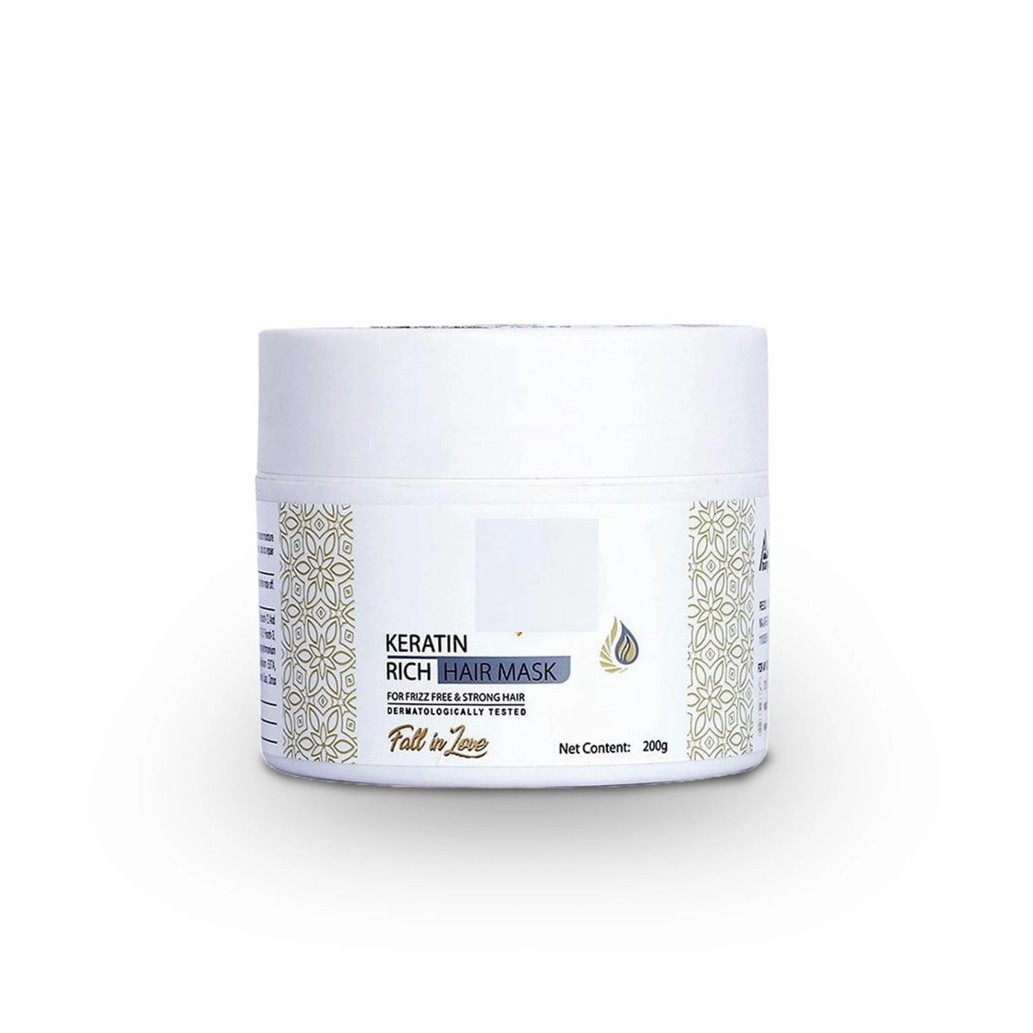 Keratin Rich Hair Mask for Frizz-Free and Strong Hair | Protein Mask for Intense Damaged or Dry Hair Repair | Deep Nourishing Hair Treatment | Ceramides and Keratin | 200 GM