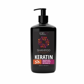 Keratin Shampoo Salt Free Enriched with Moroccan Argan Oil Dead Sea Minerals For Strengthen & Repair Hair Frizz Control Sulfate Free