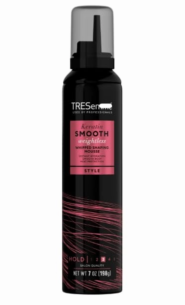 Keratin Smooth Whipped Shaping Hair Styling Mousse, 7 oz (1 Pack, Packaging May Vary)
