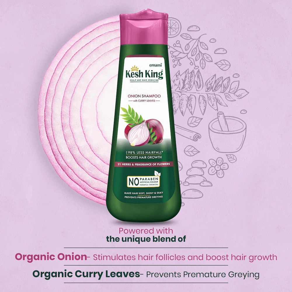 Kesh King Ayurvedic Herbal Onion Shampoo - 200ml
