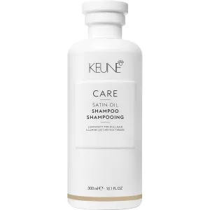 Keune Care Satin Oil Shampoo, Moisturizing & Shine-Enhancing Cleanser for All Hair Types, 10.1 Fl Oz