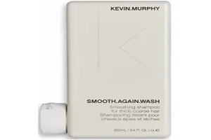 KEVIN.MURPHY SMOOTH.AGAIN WASH - Frizz Control Shampoo - For Thick, Coarse & Unruly Hair - Moisturising Shampoo for Hair Hydration - Sulphate & Paraben Free - 250 mL / 8.4 fl oz