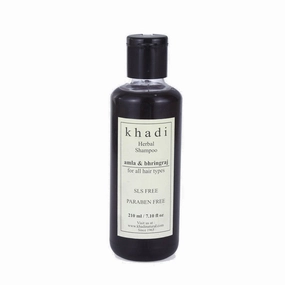 Khadi Natural Herbal Amla & Bhringraj Shampoo 210ml