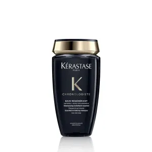 KÉRASTASE Chronologiste Régénérant Shampoo, Revitalizes Hair & Scalp with Hyaluronic Acid & Vitamin E for Dull, Dry, Brittle & Sensitized Hair Types, 8.5 Fl Oz