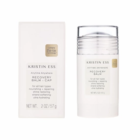 Kristin Ess Hair Recovery Balm Treatment for Damaged Hair   Slick Back Styles - Ponytails, Buns with Coconut and Castor Oils, Edge Control, Restores Shine and Softens, Clean Girl Essentials 2oz