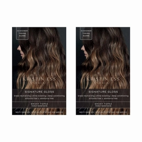Kristin Ess The One Signature Hair Gloss - Smoky Topaz: Medium Neutral Blonde (Pack of 2)