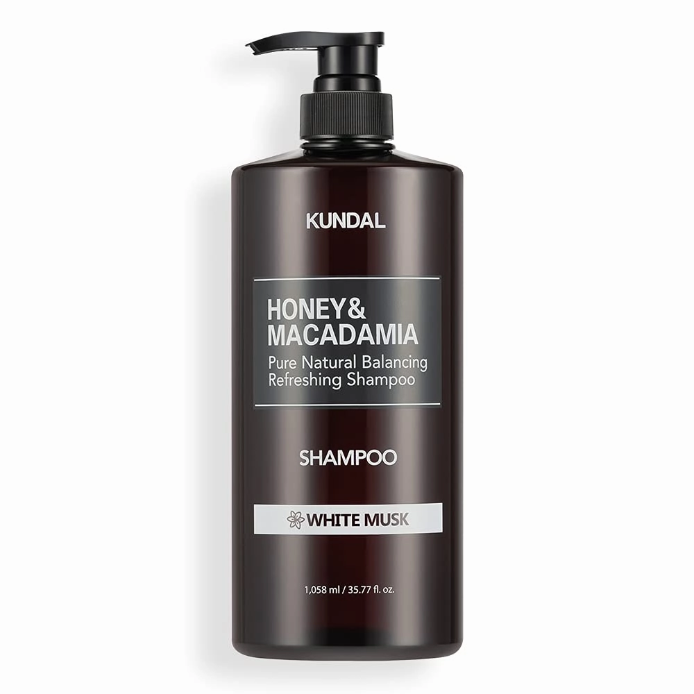 Kundal Nature Shampoo 3.7 fl oz (1,058 ml), White Musk, Nature Shampoo 3.7 fl oz (1,058 ml), White musk, All Ingredients EWG Green Level, pH Weak Acid, Natural Derived Surfactant'