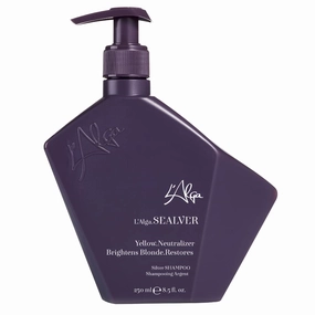 L'Alga Sealver Shampoo with LalgaNord5-Biocomplex to Cleanse, Revive Platinum Tones, and Brighten Blonde Hair, 250ml