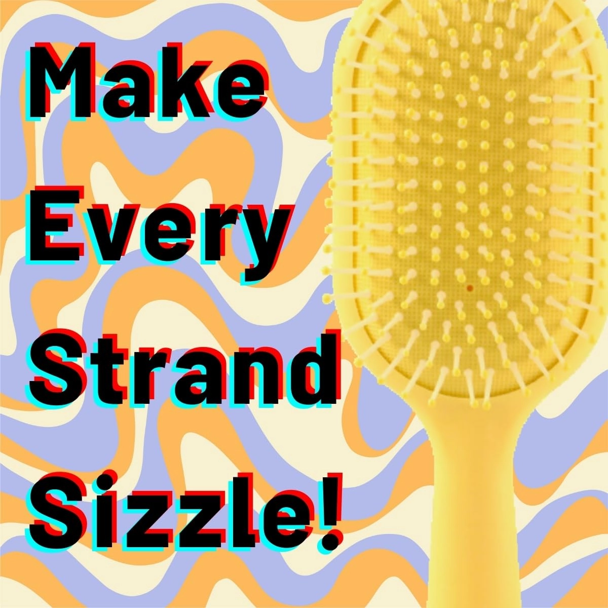 L'Evesque Detangler Brush, Glides Through Tangles Easily, For All Hair Types Women & Men, Wet & Dry, Pastel Lavender Amazon Exclusive, Achieve Effortless Styling and Smooth Hair (Yellow)