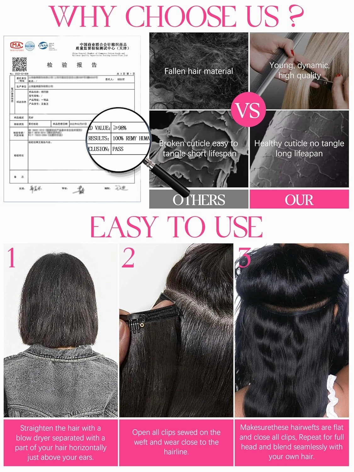 Lacer Clip in Hair Extensions Real Human Hair, 1B Natural Black, Clip in 100% Brazilian Remy Human Hair Extensions 7pcs Per Set 18 Inch 120g