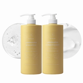 Laminaria Thickening Shampoo & Damaged Hair Care Conditioner with Organic ingredients, Hydrating & Moisturizing Hair, Sulfae & Paraben Free, For Women & Men, 33.81 Fl Oz (Pear, Freesia)