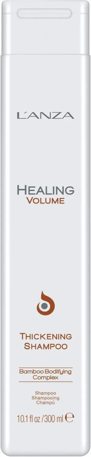 L'ANZA Healing Volume Thickening Shampoo, Boosts Shine, Volume, and Thickness of Fine Flat Hair, Hair Thickening Shampoo Rich with Bamboo and Keratin, Luxury Hair Care
