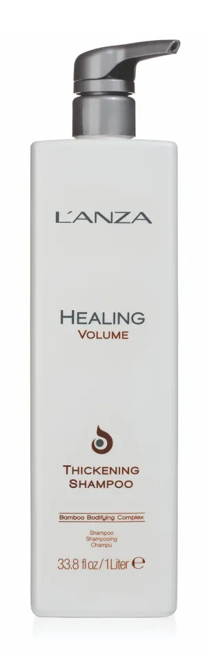 L'ANZA Healing Volume Thickening Shampoo, Boosts Shine, Volume, and Thickness of Fine Flat Hair, Hair Thickening Shampoo Rich with Bamboo and Keratin, Luxury Hair Care
