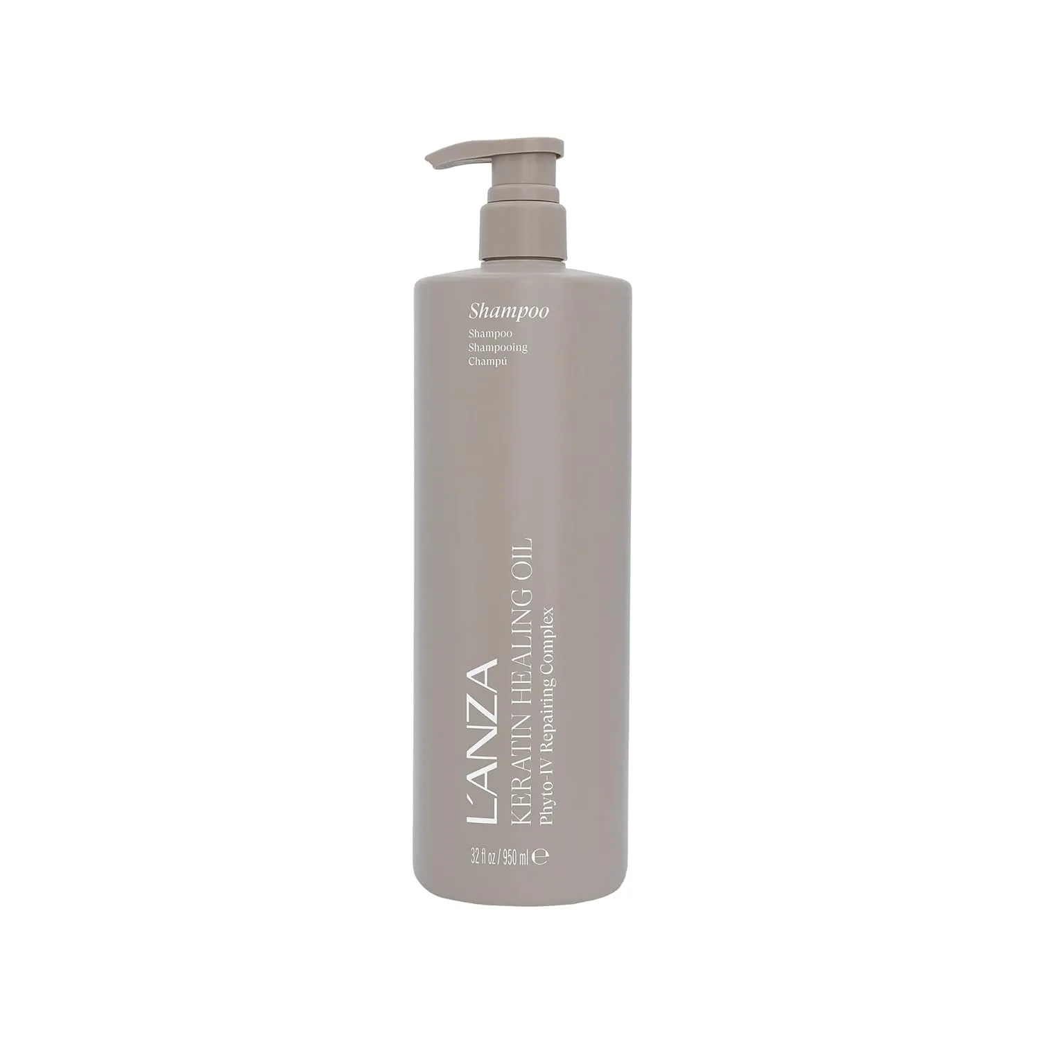 L'ANZA Keratin Healing Oil Lustrous Shampoo, Keratin Shampoo For Dry Damaged Hair, Boosts Shine, Strength and Hair Health, Repairing Damage and Prevents Frizz, Sulfate Free, Cruelty Free