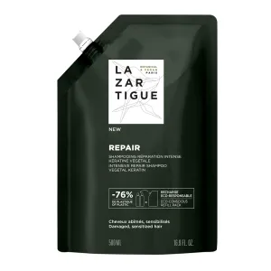 Lazartigue Repair Shampoo, Enriched with Vegetal Keratin, Helps Damage Deep Down & Restructures Hair Fiber, Strengthens Hair and Leaves it Silky Right to the Ends