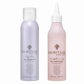 Lazy Day Dry Shampoo - Translucent   Volumizing   Oil-Absorbing - Adds Texture and Volume - Apple Cider Vinegar Rinse   Scalp Scrub