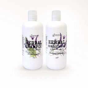 Legend's Creek Farm, Herbal Goat Milk Shampoo, Gently Cleansing & Soothing, Intense Softness & Shine, For Dry & Damaged Hair, 16 fl. Oz (Shampoo Conditioner (Rosemary & Lavender))
