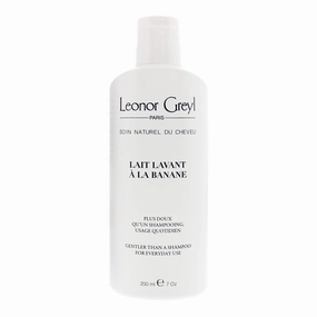 Leonor Greyl Paris - Lait Lavant a La Banane - Gentle Shampoo For Daily Use - Natural Purifying Hair Care Shampoo for All Hair Types (6.7 oz)