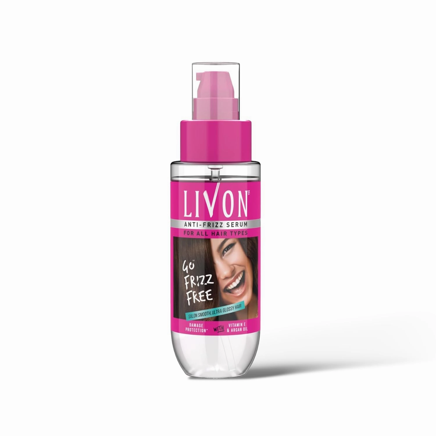 Li.von Hair Serum, For Dry & Frizzy Hair | Provides shine, smoothness & damage protection| Leave in serum for women & Men| With Vitamin E & Argan Oil | 100ml