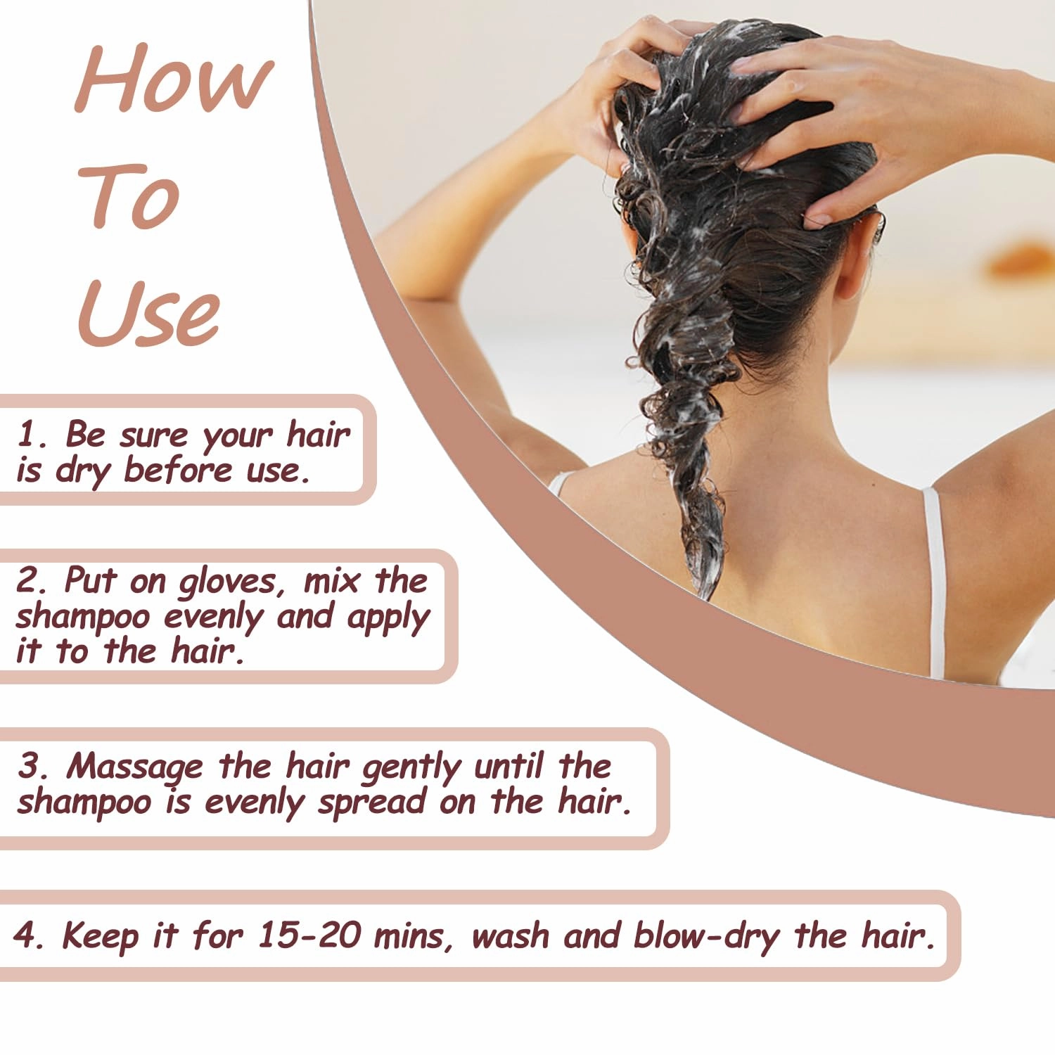 Light Brown Hair Dye 16.9 Fl Oz, Argan Oil Light Brown Hair Shampoo, 3 in 1 Hair Dye Shampoo, Easy To Use, Semi-Permanent Hair Color Shampoo (Light Brown)