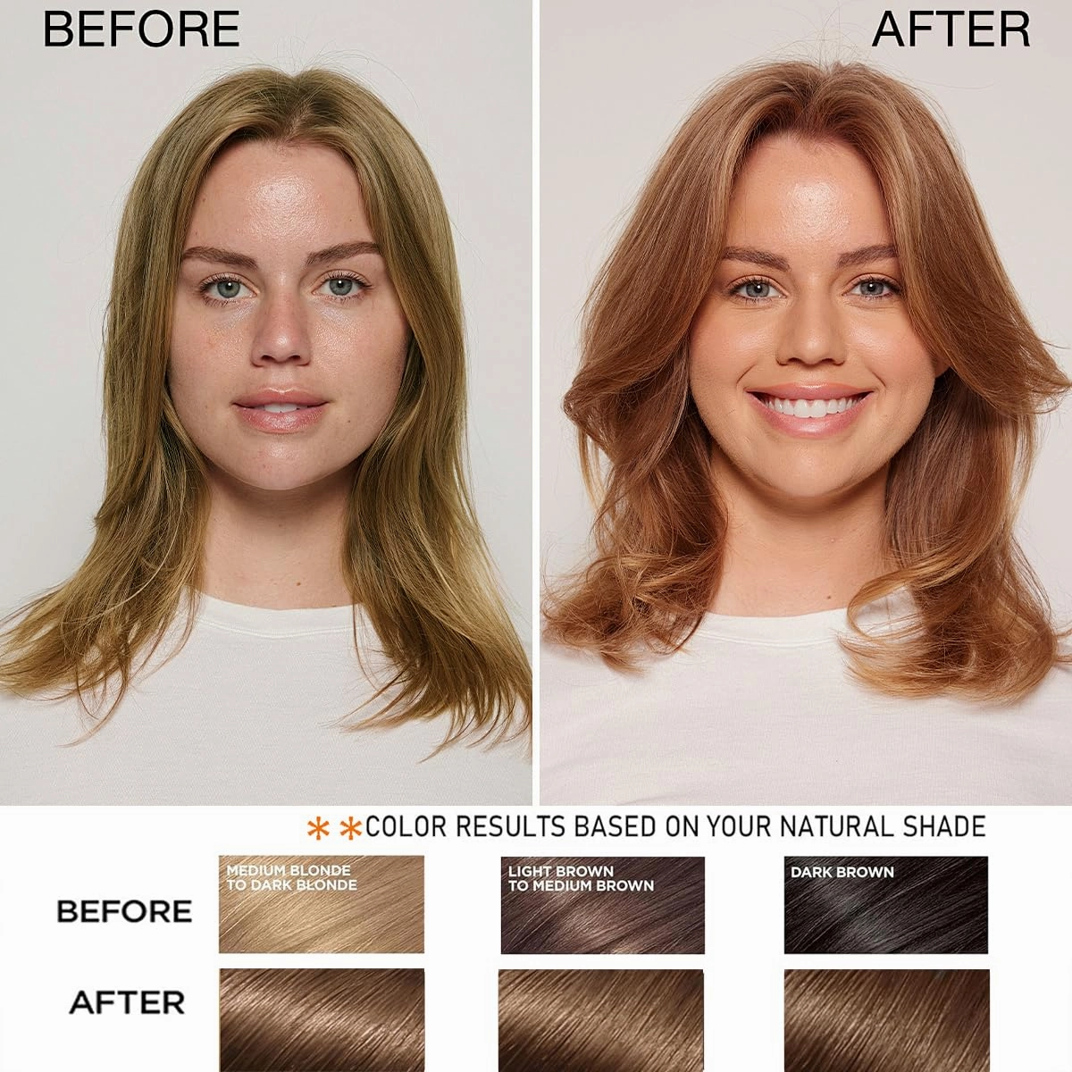 Light Brown Hair Dye Shampoo 3 in 1, Magic Dye Colors in Minutes-Long Lasting & Easy to Use Argan Oil Herbal Hair Color Shampoo champu con tinte para canas 500ml
