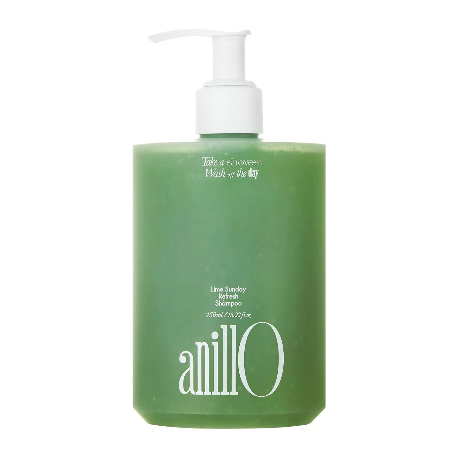 Lime Sunday Refresh Shampoo with Vitamin C, Korean Jeju Tangerine, Mint & Almond Powder for Oily Scalp Care – Exfoliating, Deep Cleansing, Lime Citrus Scent, Silicone & Paraben-Free (15.22 fl.oz)