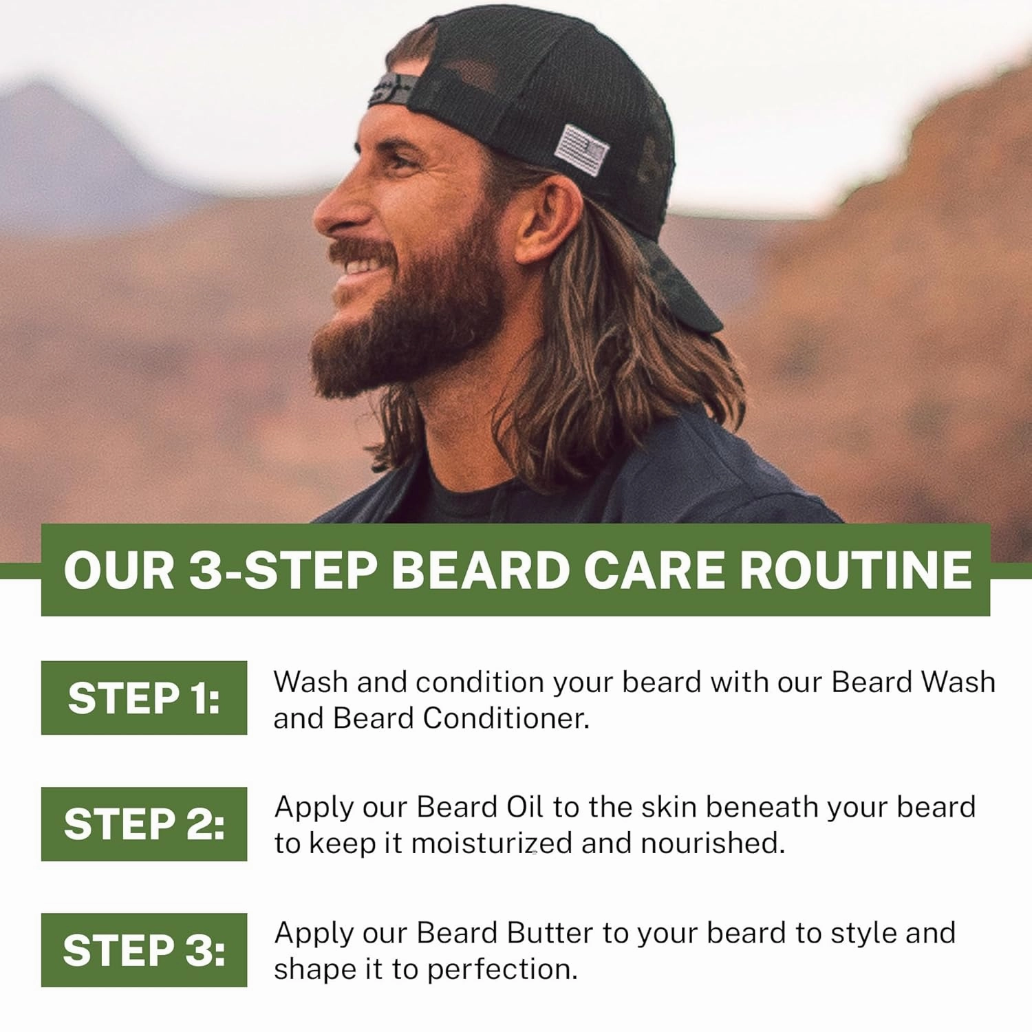 Live Bearded Beard Wash, 8 fl oz - Water-Based Face Cleanser with All-Natural Ingredients for a Gentle, Deep Clean - Made in the USA | Forge Scent - Hinoki Cypress, Clove, Amber