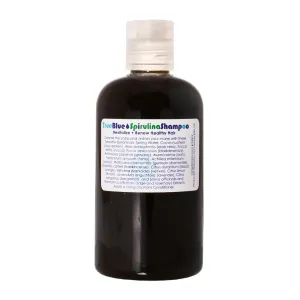 LIVING LIBATIONS - Organic True Blue Spirulina Shampoo | Natural, Plant-Based, Clean Beauty (8 oz | 240 ml)