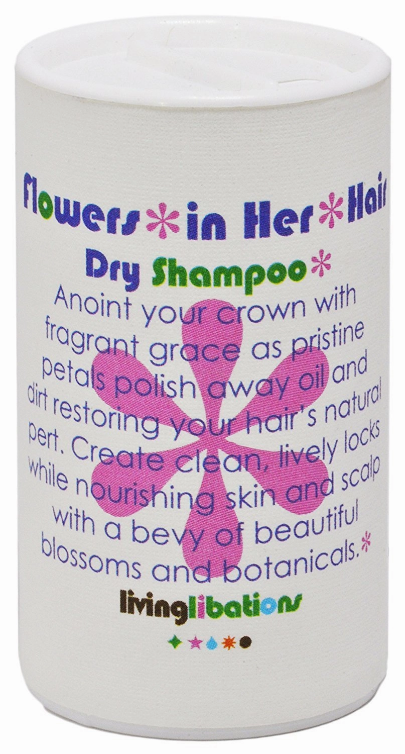 LIVING LIBATIONS - Organic Flowers in Her Hair Dry Shampoo | Natural, Wildcrafted, Vegan Clean Beauty (1 oz | 30 ml)
