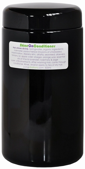 LIVING LIBATIONS - Organic Shine On Conditioner | Natural, Wildcrafted Clean Beauty (16.9 oz | 500 ml)