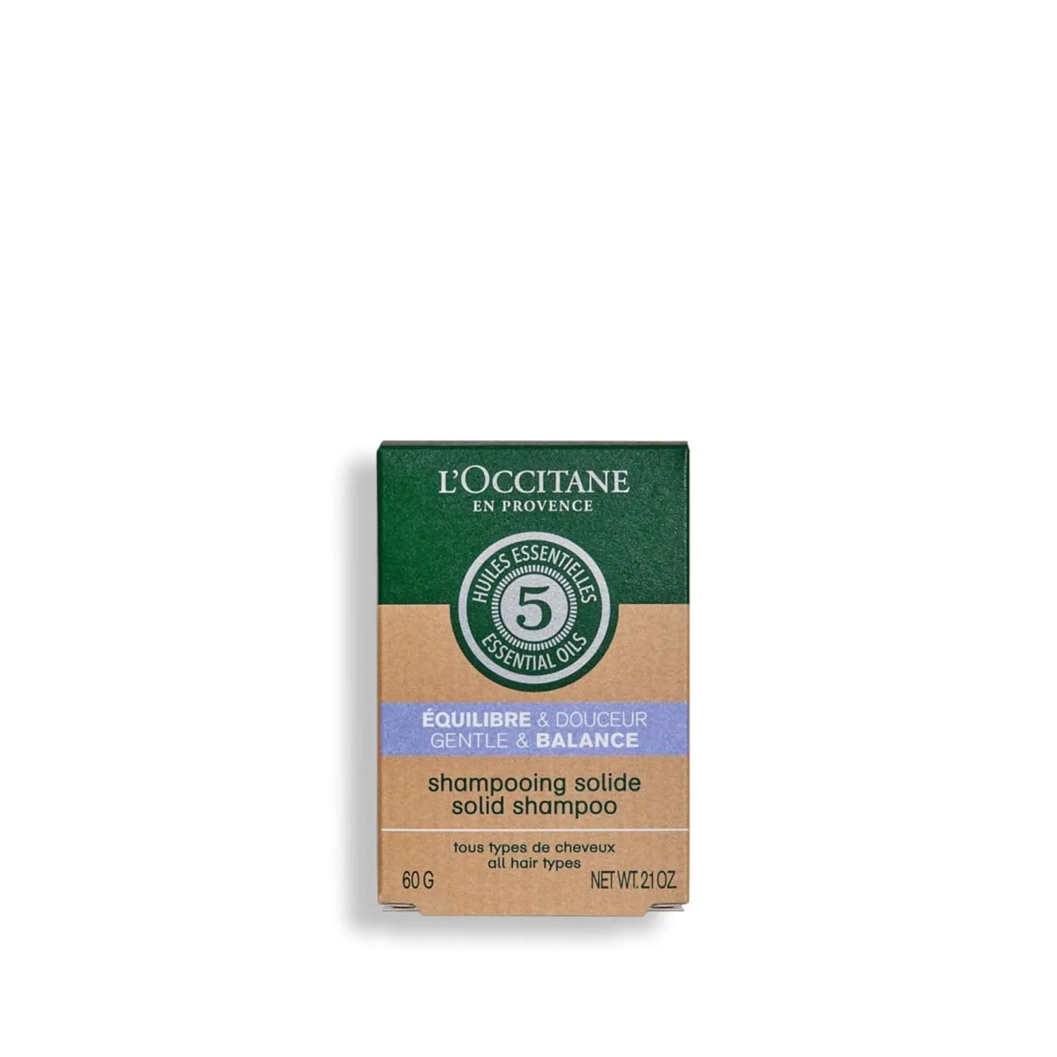 L'Occitane Gentle & Balance Solid Shampoo 2.10 oz