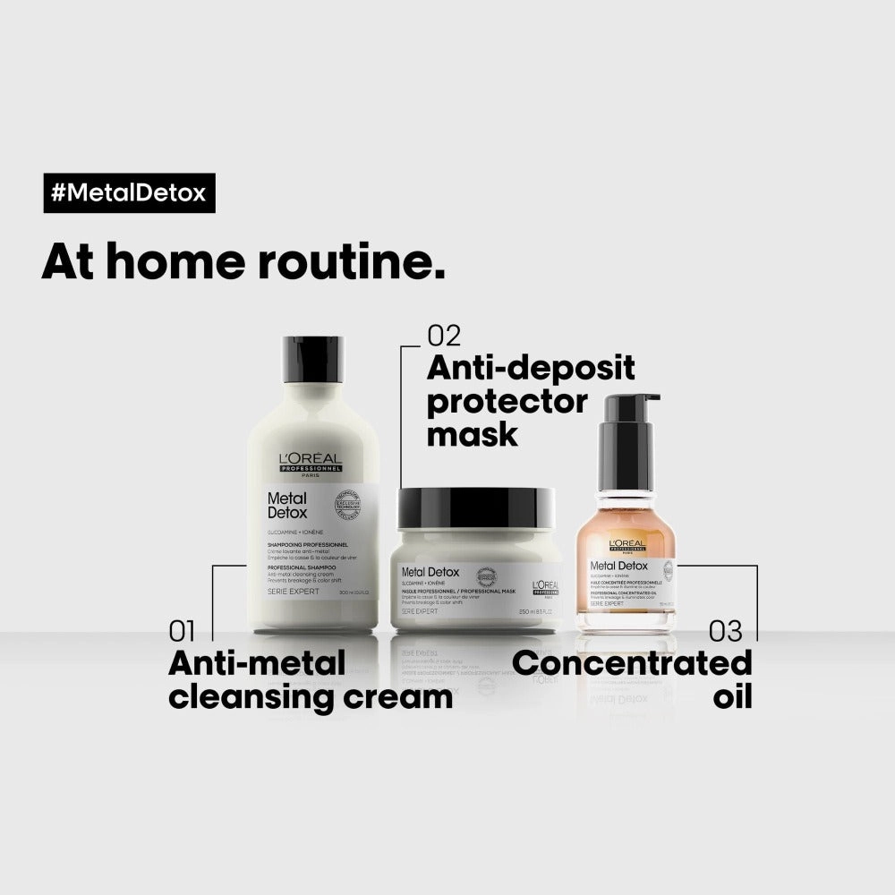 Loreal Professionnel Metal Detox Trio Bundle