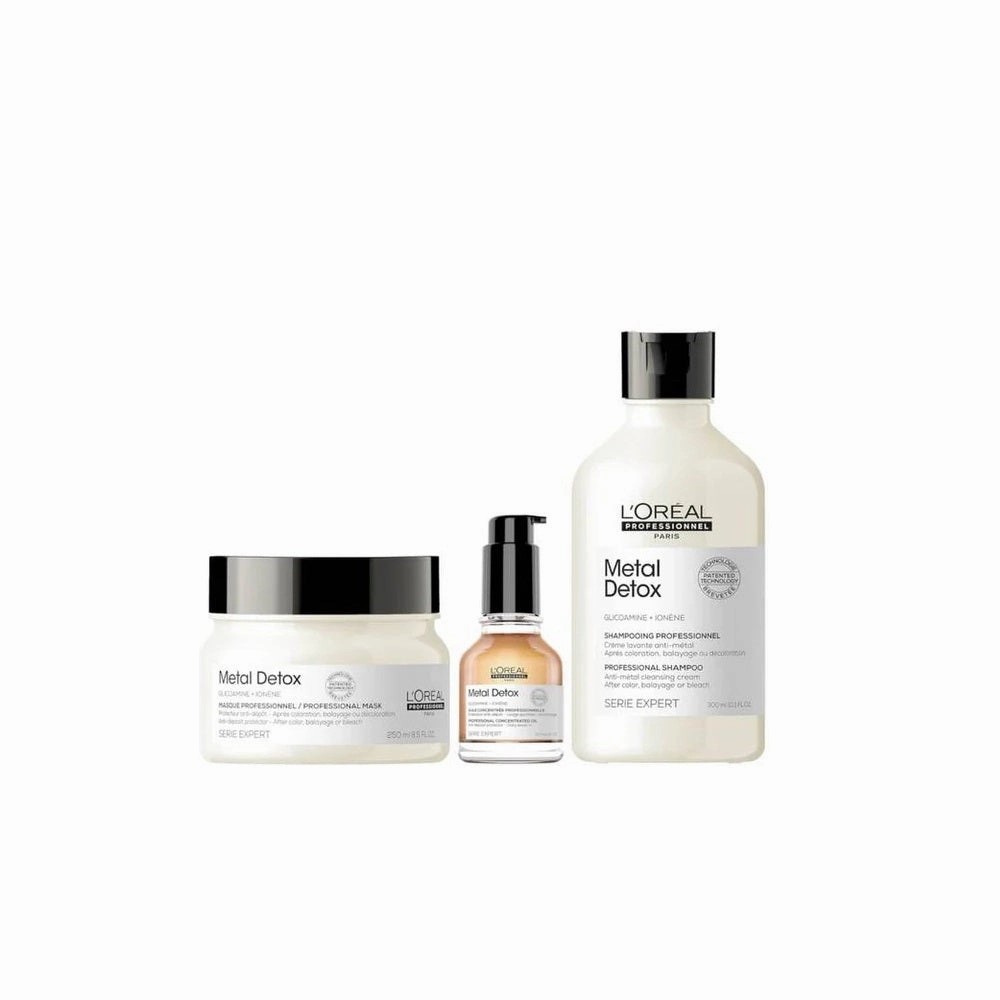 Loreal Professionnel Metal Detox Trio Bundle