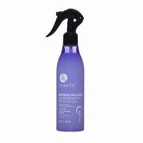 Luseta Biotin & Collagen Heat Protection Spray, Preventing Heat-induced Hair Breakage for Styling, for Women and Men 8.5oz
