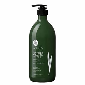 Luseta Tea Tree & Argan Oil Milk Shampoo Color Safe Clarify & Repair Formula 33.8 Fl. Oz.