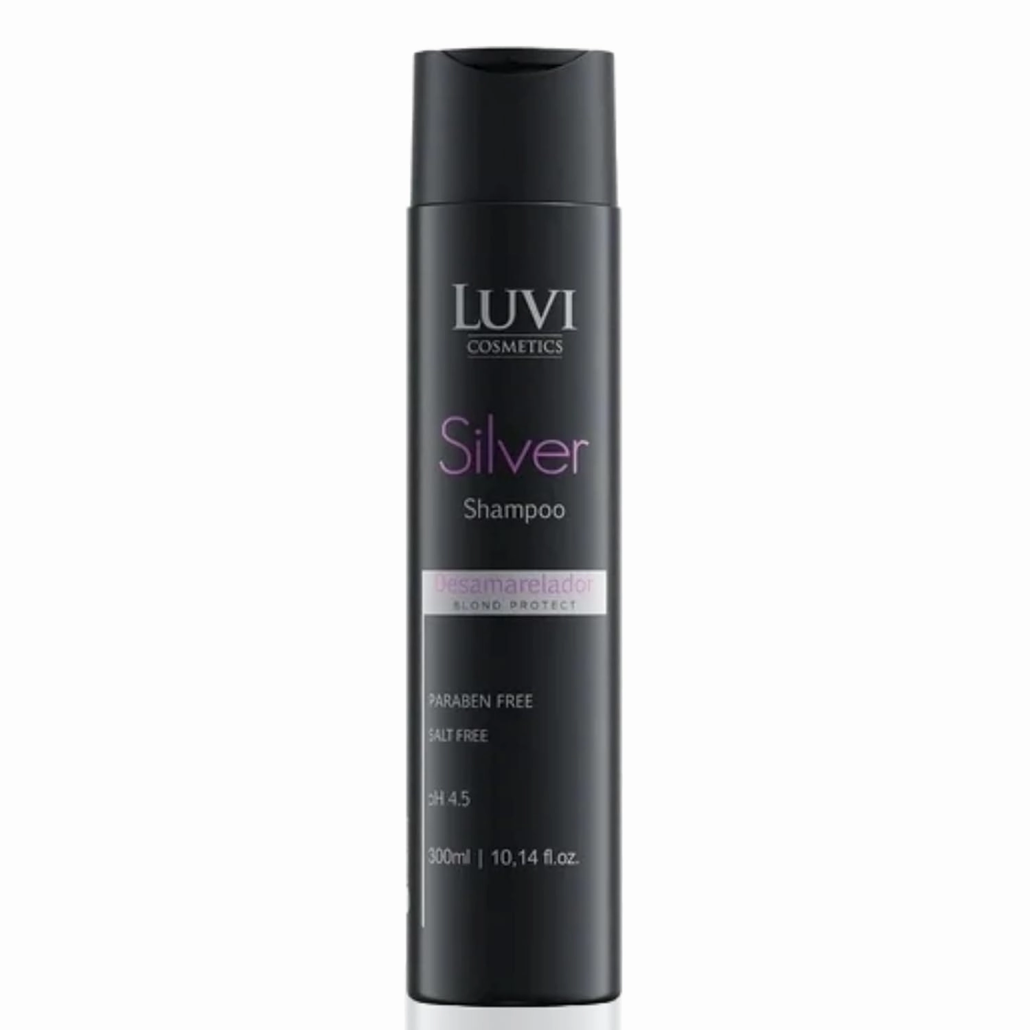LUVI COSMETICS Organic Purple Shampoo with UV Protection, Shimmer Shampoo For Blond, Grey & Bleached Hair- Removes Yellow & Brass Tones. Nourish & Protects- Sulfate& Paraben Free (10.14 fl oz/300 ml)
