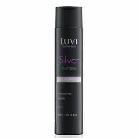 LUVI COSMETICS Organic Purple Shampoo with UV Protection, Shimmer Shampoo For Blond, Grey & Bleached Hair- Removes Yellow & Brass Tones. Nourish & Protects- Sulfate& Paraben Free (10.14 fl oz/300 ml)