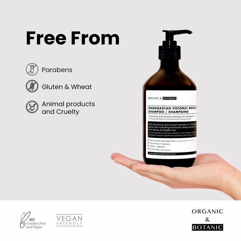 Madagascan Coconut Moisturising Shampoo 500ml